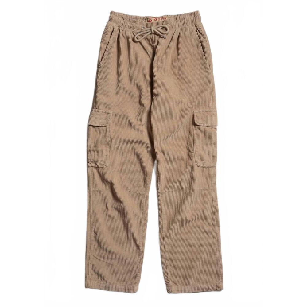 NEW IRON & RESIN men's wilson corduroy pants in tan
